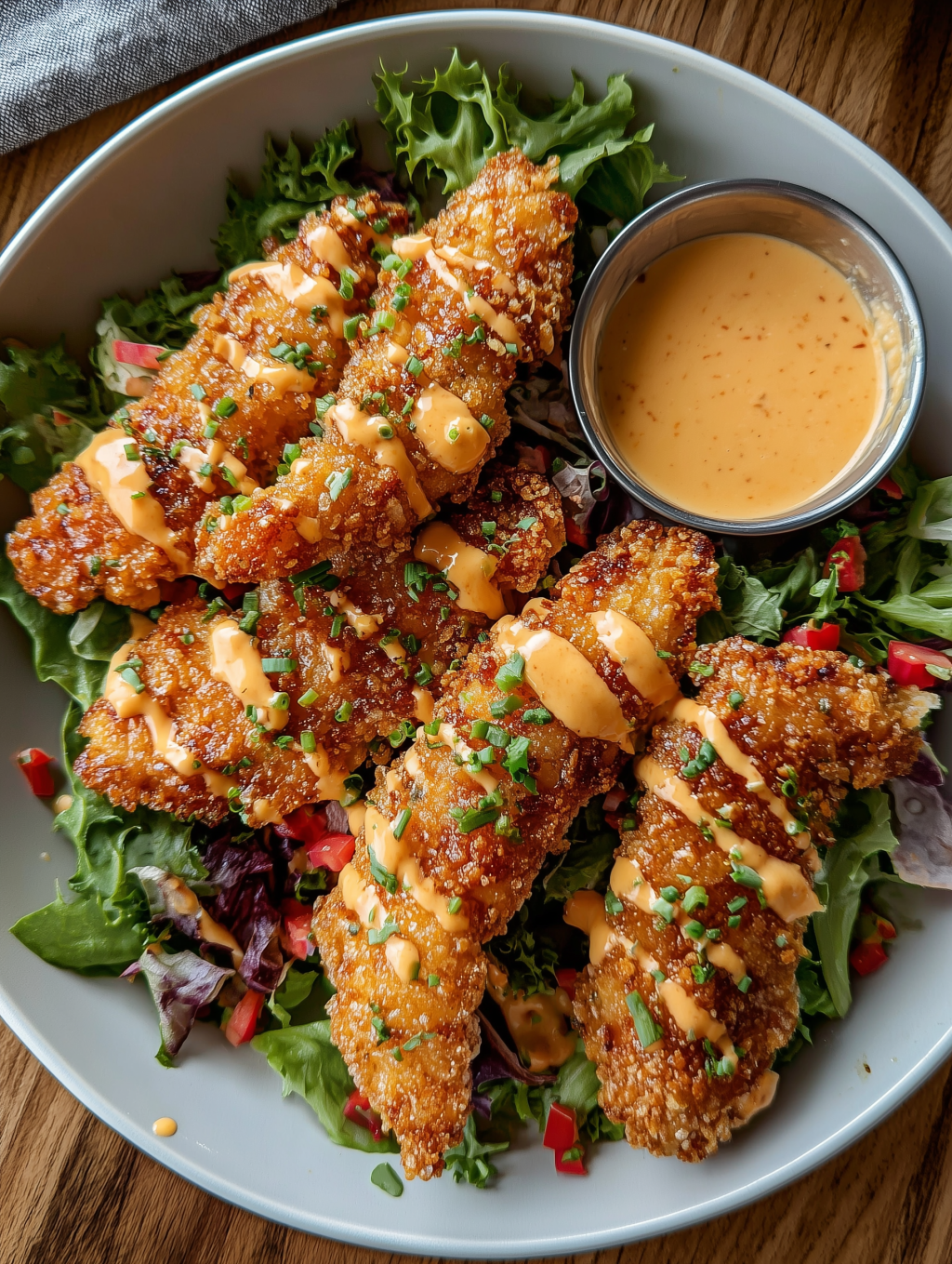 Crispy Air-Fried Bang Bang&nbsp;Chicken