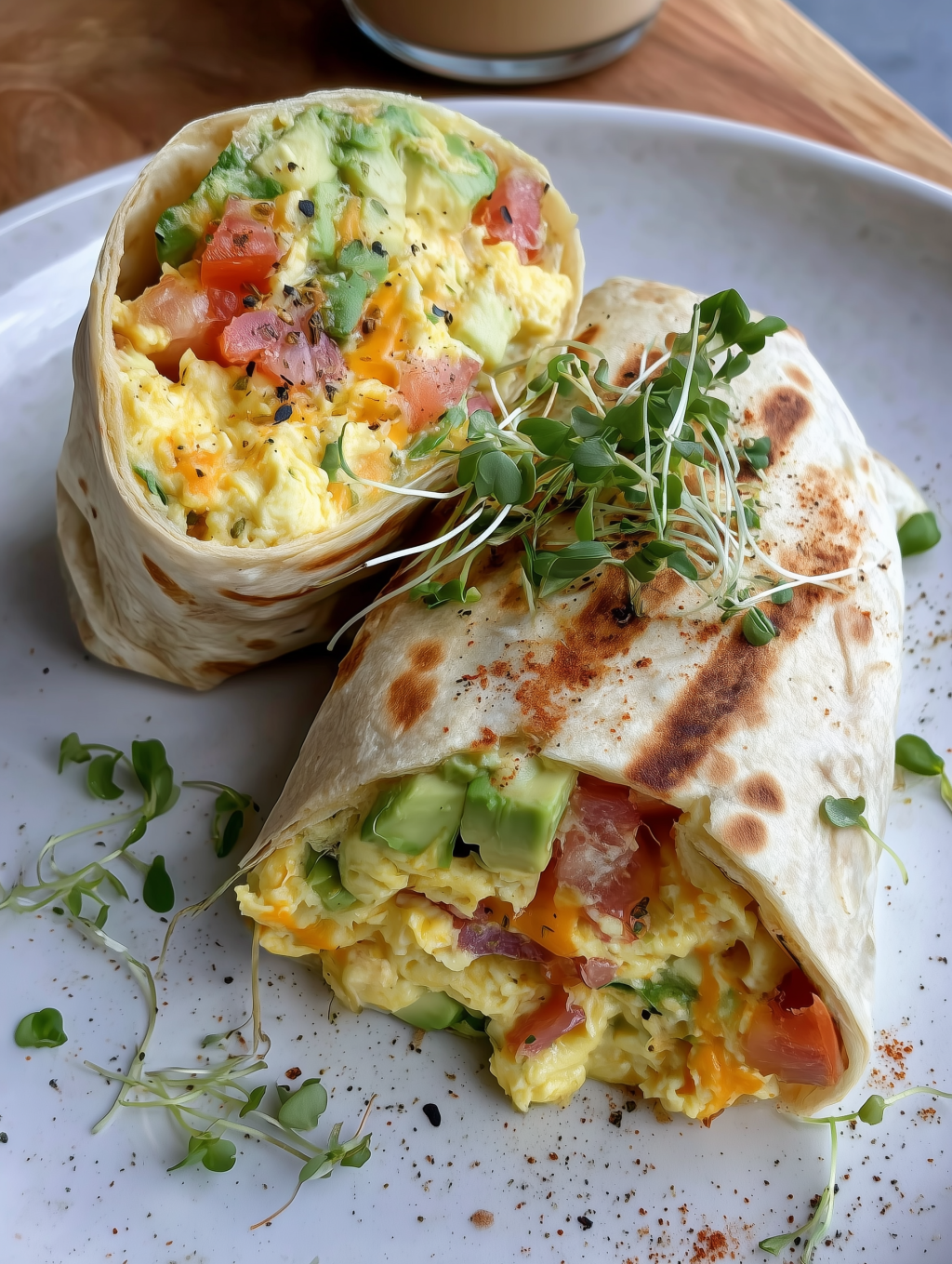 Breakfast Scramble Wrap