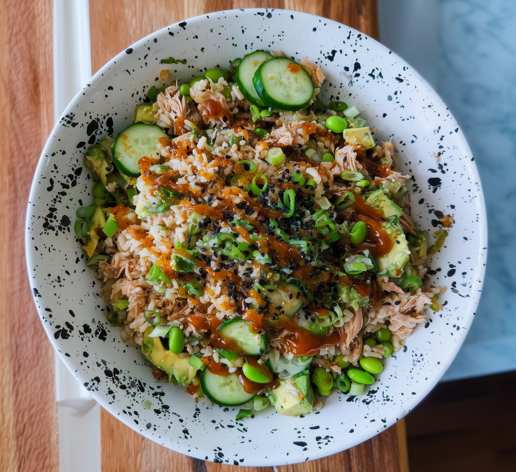 Tuna Avocado Crispy Rice&nbsp;Salad
