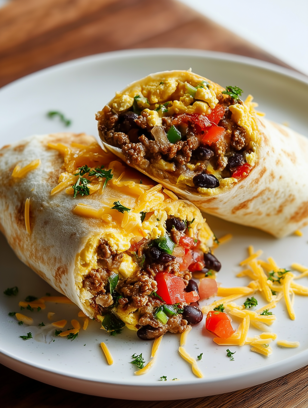 High Protein Breakfast&nbsp;Burritos