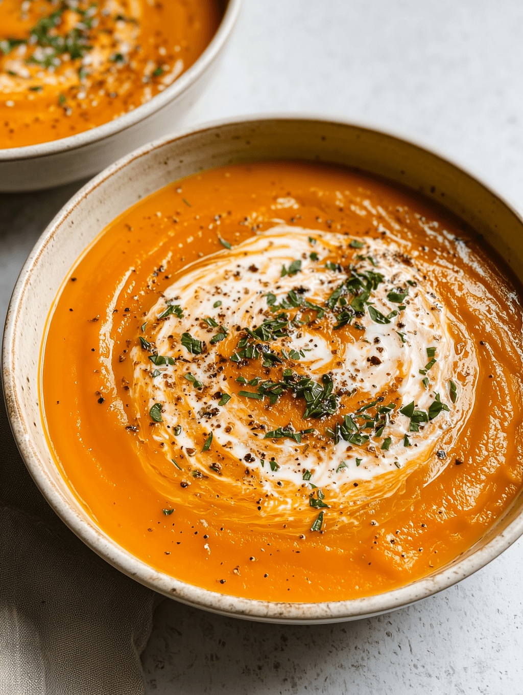 Roasted Garlic & Butternut Squash&nbsp;Soup