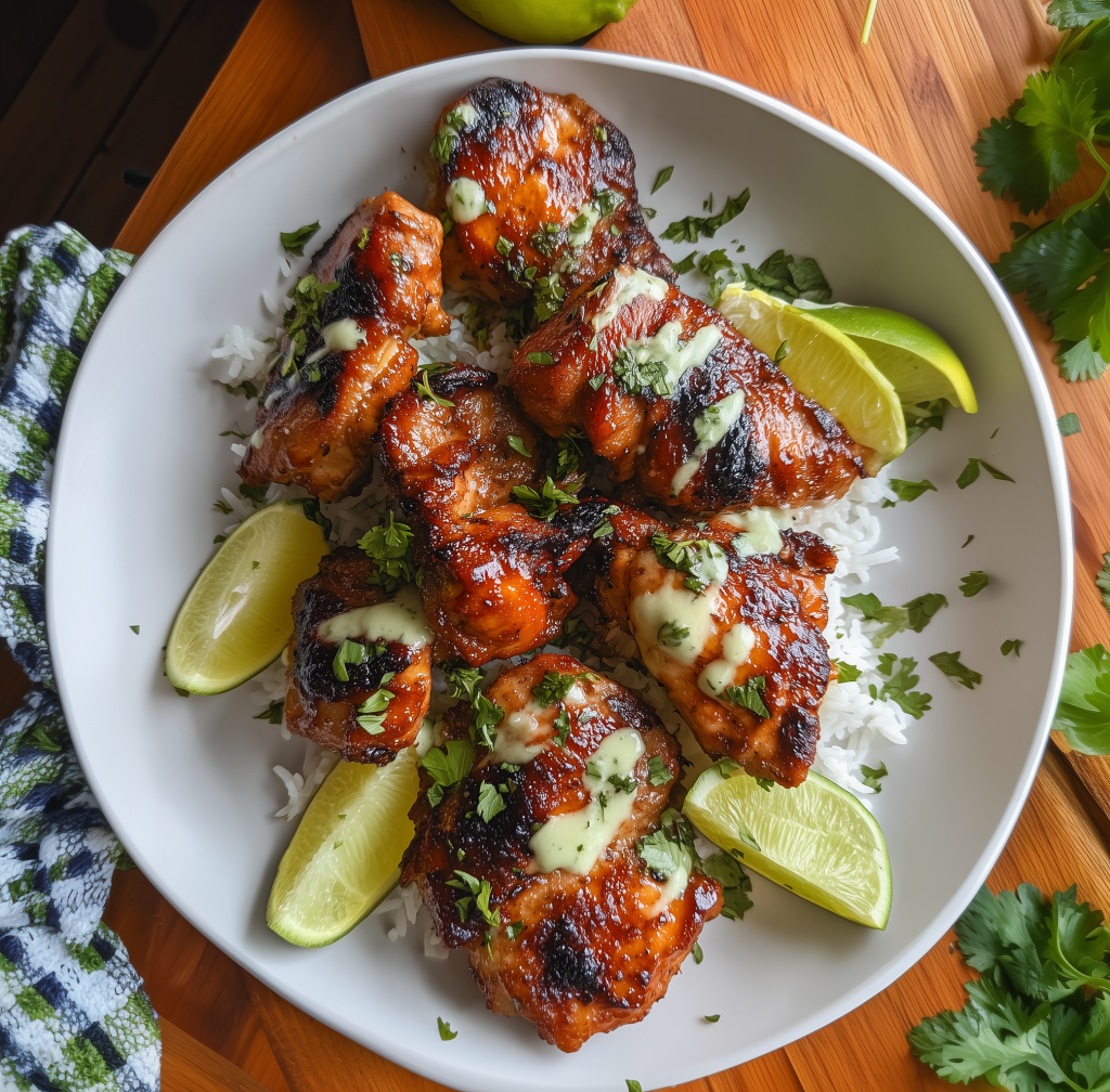 Sticky Cilantro Lime&nbsp;Chicken
