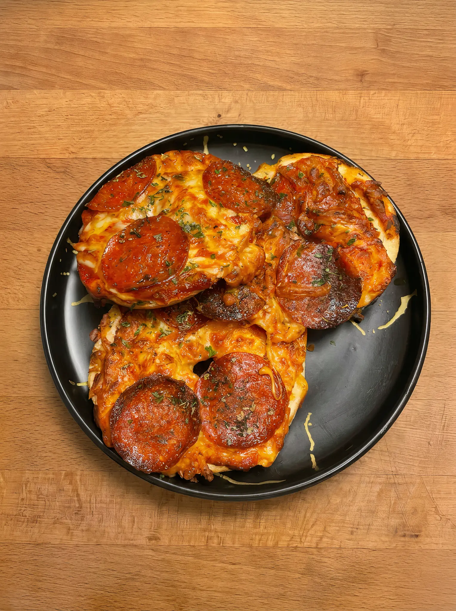 Pepperoni Pizza Bagels