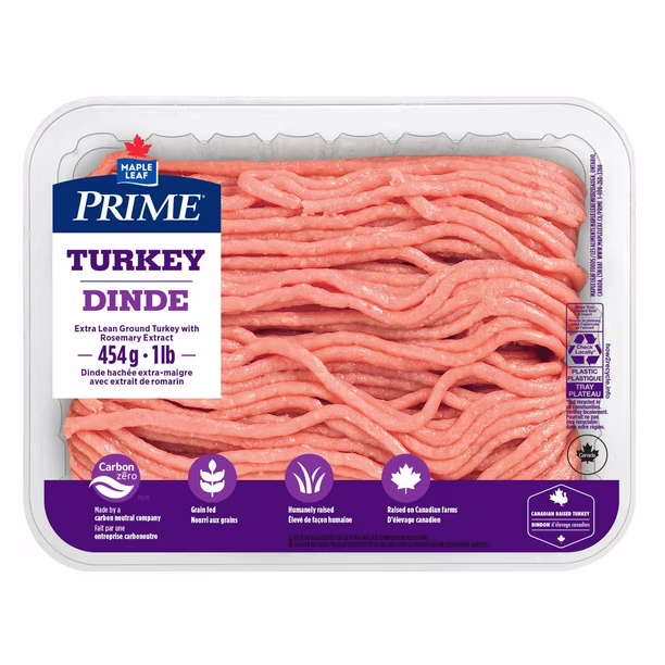 Ground turkey package